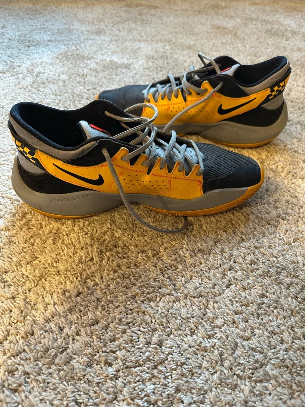 Nike Zoom Freak 2 Taxi- Black, Gray & Yellow